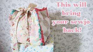 Quilt As You Go Project Bag and Tips for Using Liberty Tana Lawn