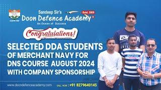 DDA Diamonds Shared their Experience after Selected in Merchant Navy for DNS Course