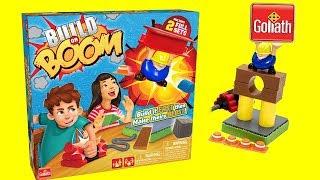 Sent By Goliath Games, How to Play Golitath Games Build or Boom, Construction Game, Lots of Toys