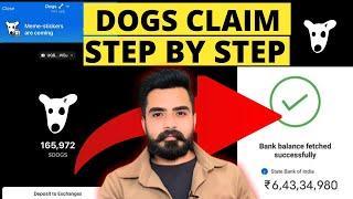 Dogs airdrop withdrawal I Dogs Claim Step by Step | Dogs deposit to exchanges without fees I #dogs