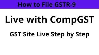 GSTR 9 for F.Y. 2020-21|How to file GST Annual Return|How to file GSTR-9