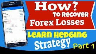 Part 1- Forex -How to recover Trading losses on Robot EA Hedging Martingale trade - Tagalog