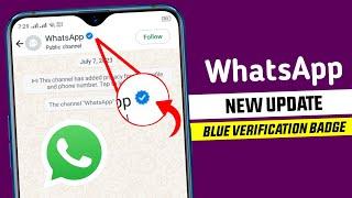 WhatsApp blue verification badge || WhatsApp replace green verified badge with blue badge update