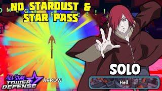 Soloing Hell Raid (No Stardust & Star Pass Units) | All Star Tower Defense ROBLOX