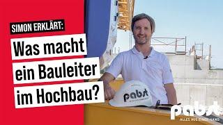 Was macht ein/e Bauleiter/in im Hochbau? I Pabst Gruppe