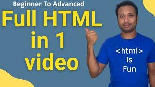 Complete HTML course in Bangla 2024 | Updated