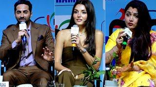 Ayushmann Khurrana,Turkish Actress Hande Ercel & Khushboo Sundar In Conversation With Delshad Irani