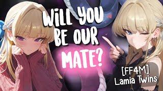 [FF4M] Lamia Twins SANDWICH you in their Coils [Doting on you | Confession | Binaural Snek Roleplay]