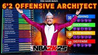 *NEW* 6’2 OFFENSIVE ARCHITECT IS DOMINATING 2K25! 99 LAYUP + 99 MIDRANGE = BEST GUARD BUILD IN 2K25!