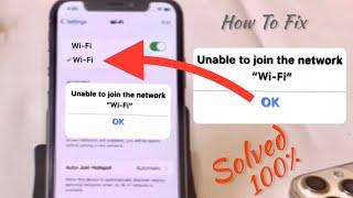 Unable to Join The Network WiFi ,How To Fix Unable To Join WiFi Network Move Closer and try Again?