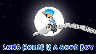 Long Horse Take Care of A Kid | Trevor Henderson Animations - Draw Cartoons 2