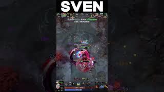 When Sven farm Hero instead of creeps Easy 2300 Golds #dota2 #shorts #Rampage