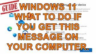 Windows 11: What to do if you get the message Finish setting up device