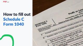 ️ How To Fill Out Schedule C Form 1040 in 2024 ️ Quick and Easy Guide