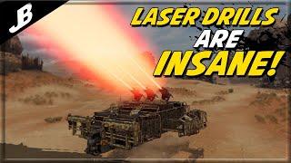 NEW BEST WEAPON  Laser drills are the strongest and most fun weapon - Crossout gameplay