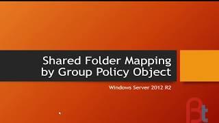 Mapping Shared folder by GPO