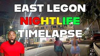 Nightlife Timelapse at East Legon  | Exploring Accra | #accra #ghana #nightlife