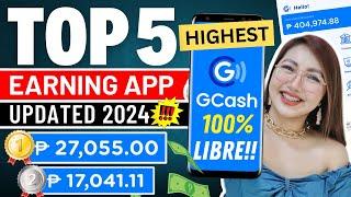 TOP 5 LEGIT AND HIGHEST EARNING APP 2024 | I EARNED P27,000 IN 1 APP WITH OWN PROOF GCASH & PAYPAL