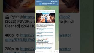 pathaan full movie downlod telegram link #shorts #viral