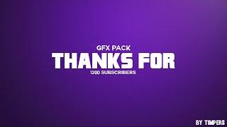 FREE GFX PACK DOWNLOAD- 1.2K