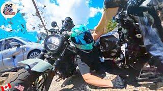 330 MOMENT MOTORCYCLE CRASHES | CRAZY Motorcycle Rides - Best Of The Month.