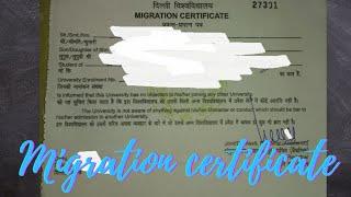 how to obtain DU sol migration certificate#divyasdiary #trending #youtube#delhiuniversity #migration