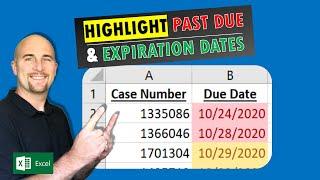 Highlight Overdue and Expiring Business Days | Conditional formatting in Excel | Excel Tutorial