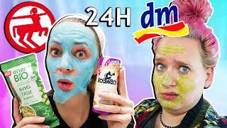 24 STUNDEN nur ROSSMANN & DM PRODUKTE! XXL Haul I Essen I Styling