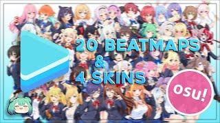 20 hololive Songs & 4 hololive Skins on 1 Video | osu!