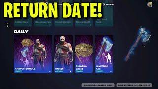 LEVIATHAN AXE RETURN DATE in FORTNITE ITEM SHOP! (Leviathan Axe Returning 2025)