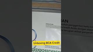 UNBOXING BCA KARTU KREDIT || VISA Batman || BCA Everyday