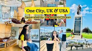 From UK to USA: The Plymouth | TRAVEL VLOG | Indian Family in England | Abroad Quest