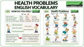 Health Problems | Learn English Vocabulary | Health Issues in English | How do you feel?