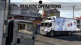 Realistic Operations-The Most Realistic Mods of Euro Truck Simulator 2-Scania P220 Day Cab. [1.49]