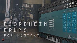 Fjordheim Drums ● Realistic and Lively Vintage Drum Set  ● For Kontakt