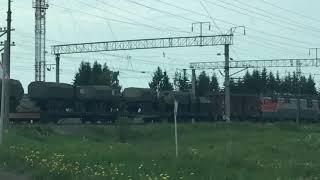 *RARE* Russian Army | Transportation of military equipment by train.