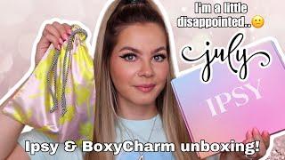 JULY 2024 IPSY & BOXYCHARM UNBOXING & SWATCHES!️