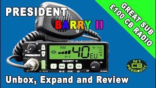 President Barry II CB Radio - Unboxing & Review, Good Features CB 2022