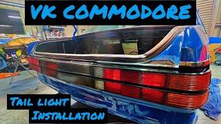 VK COMMODORE BROCK TRIBUTE: Fitting the new tail lights