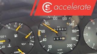 Mercedes Benz W123 200 Acceleration | 0-100 and 80-120