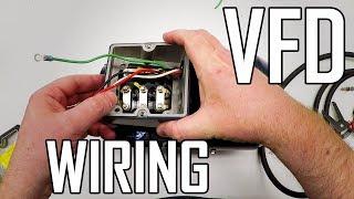 Lathe VFD 1: How to wire a 3-Phase motor and VFD