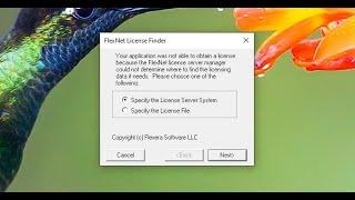 Solutions to the "flexnet license finder" problem