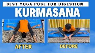Practice KURAMASANA for Improved Digestion: A Step-by-Step Tutorial"
