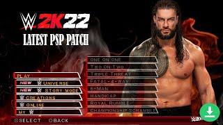 WWE 2K22 New PSP Patch Mod With High Graphics II @AnsariGamrz