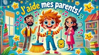 Aider les parents c'est bien - Chanson éducative et joyeuse pour enfants ! Comptine pour enfants...