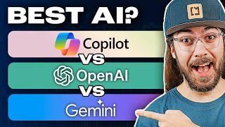 Which AI in 2025? ChatGPT vs. Gemini vs. Copilot