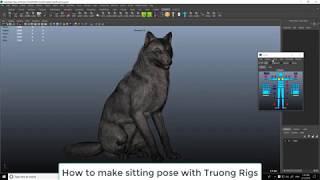 How to making sitting pose with Truong Rigs
