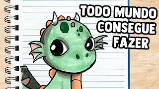 DESENHOS FÁCEIS PARA FAZER NA ESCOLA - TODO MUNDO CONSEGUE FAZER!