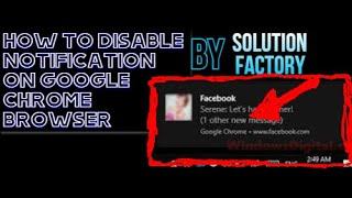 How To disable notification on google chrome browser 2020 new trick.