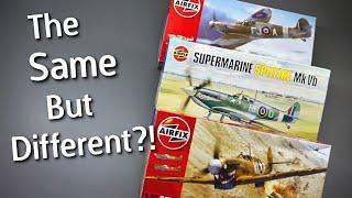 Comparing The Spitfire Mk.V Model Kits From Airfix! Supermarine Spitfire Mk.V Model Kit Unboxing